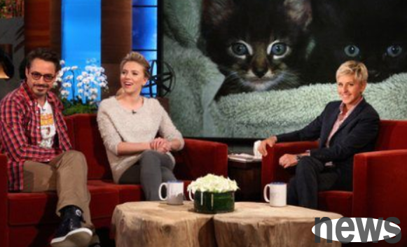 The charm of cats turns little Robert Downey Jr., who doesn’t like cats, into a super cat slave